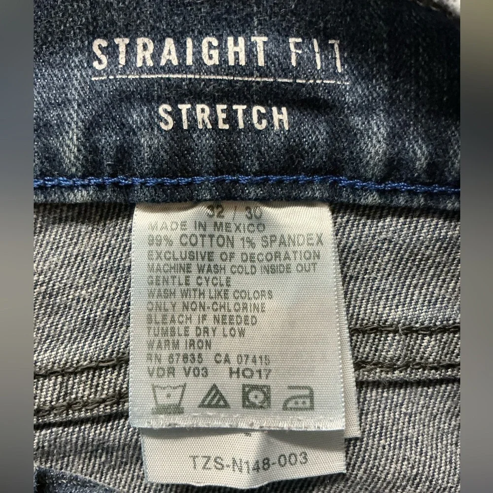 Nautica Vintage Blue Straight Denim Jeans Classic Style Sz 32/30